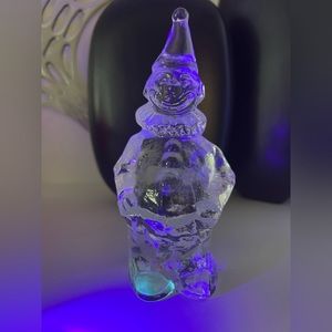 Westerberg Pukeberg Swedish Textured Art Glass Clown Figure Paperweight …